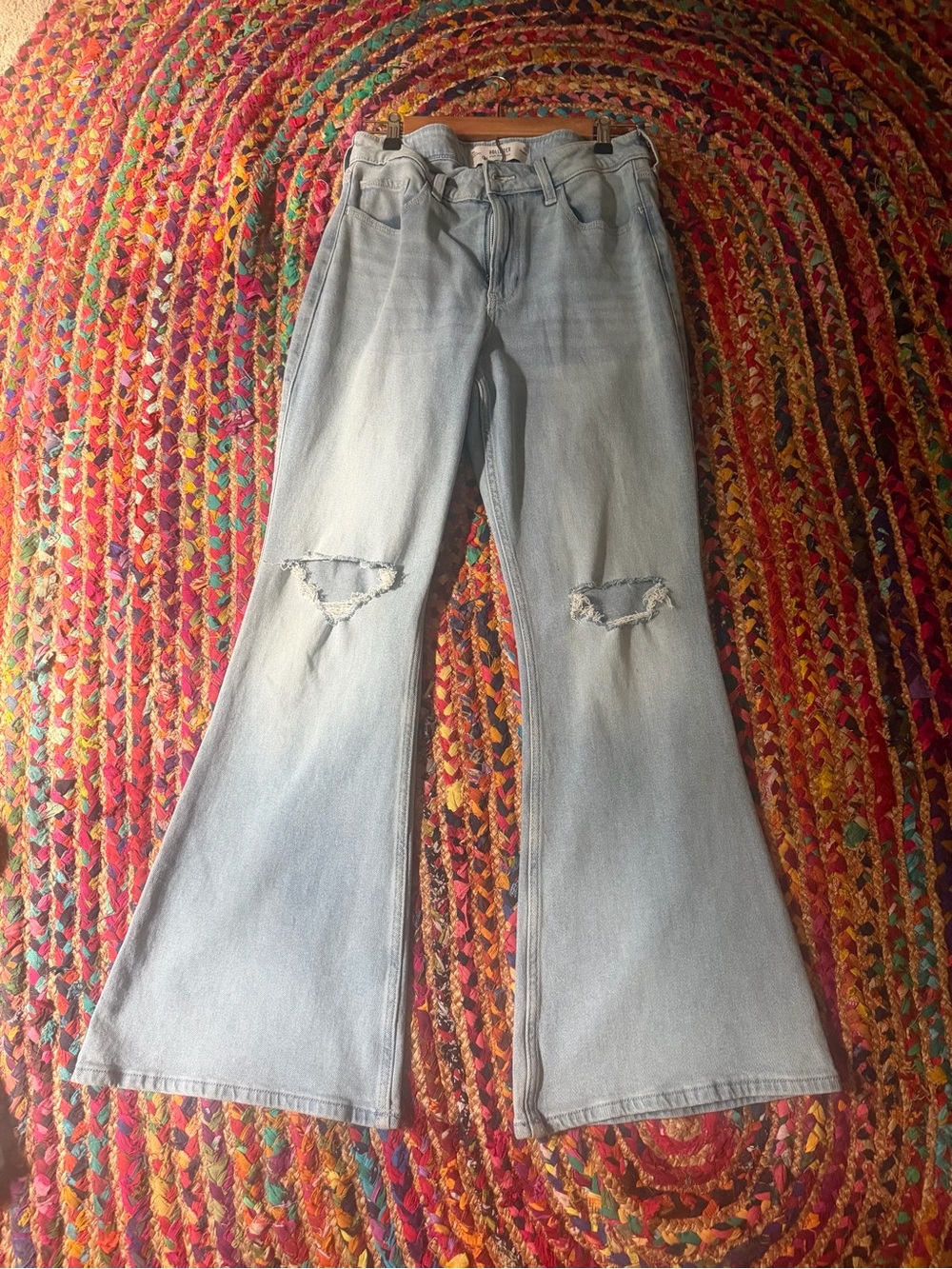 NWOT HOLLISTER  Distressed Flare Jeans - Women